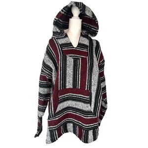 Iguana Jack Woven Pullover Hoodie Size Men's XL NWT